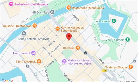 Žemėlapis su J. Basanavičiaus gatvės, Varėna, žymėjimu