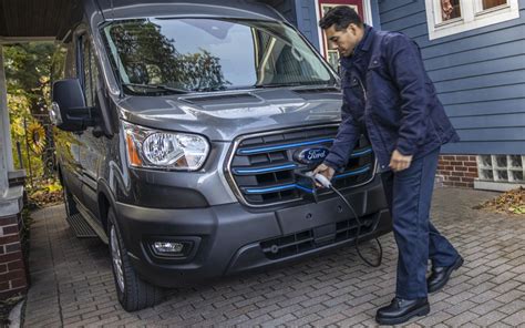 Krovininio mikroautobuso Ford Transit E-Transit elektrinė versija