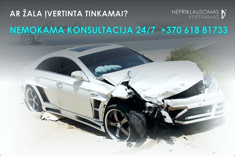 nepriklausomas automobilio vertinimas po avarijos