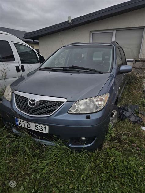 Automobilio Mazda MPV ardymas dalimis