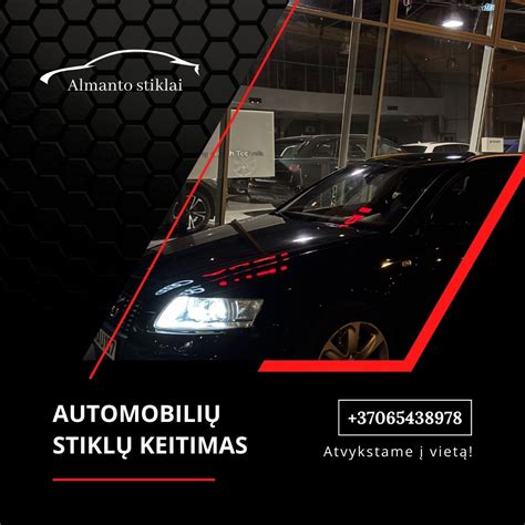 Įvairių tipų automobilių stiklų schemos