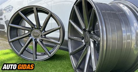 Vossen CVT ratlankiai ant automobilio
