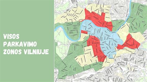 Vilniaus parkavimo zonos žemėlapis