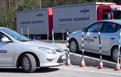 Registracijos į vairavimo egzaminus procesas
