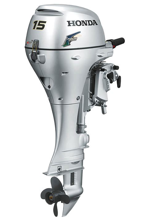 Honda BF15 variklis sumontuotas ant valties