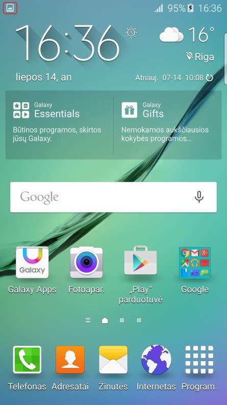 Išmaniojo telefono ekrano nuotrauka su įvairiomis programėlėmis