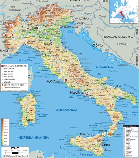 Italijos kelių žemėlapis