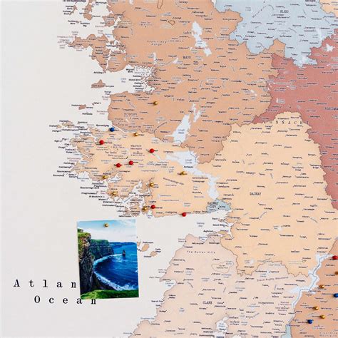 Žemėlapis su Airijos Tiperario grafystės vietove