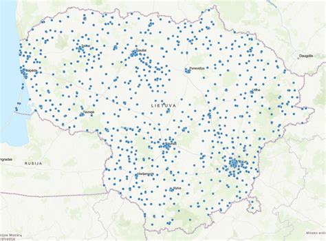 supirkimo punktai Lietuvoje