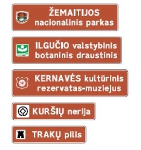 Turistiniai kelio ženklai