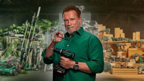 Arnold Schwarzeneggeris ir PARKSIDE įrankiai