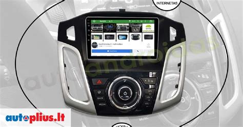 Ford Galaxy automobilio interjeras su magnetola