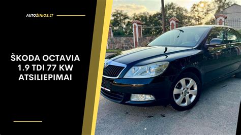 Skoda Octavia vairo ir prietaisų skydelio vaizdas