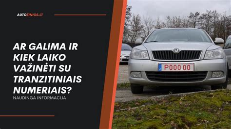 JAV automobilis su lietuviškais numeriais