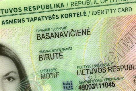 Asmens tapatybės kortelė ir vairuotojo pažymėjimas