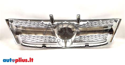 Chromuotos automobilio grotelės