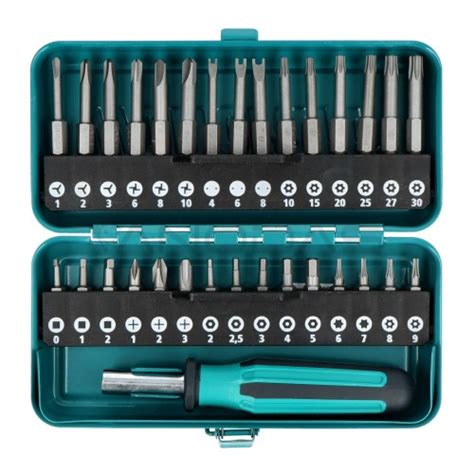 Atsuktuvų rinkinys su skirtingomis galvutėmis