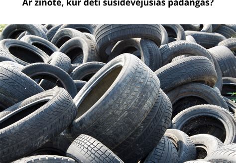 Vaizdinė iliustracija, rodanti nelygiai susidėvėjusias padangas dėl amortizatorių problemų