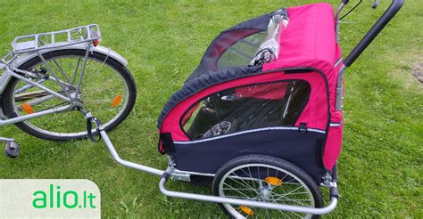 dviratis su priekaba vaikams