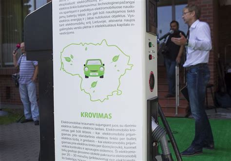 Elektromobilių įkrovimo stotelė Lietuvoje