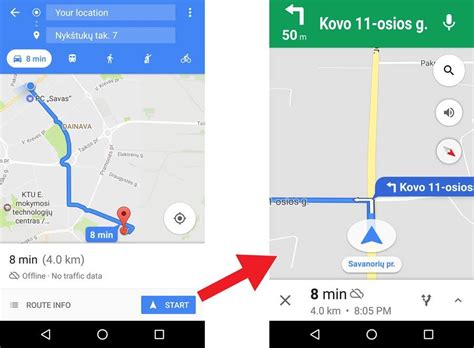 Trimačiai navigacijos žemėlapiai be interneto ryšio