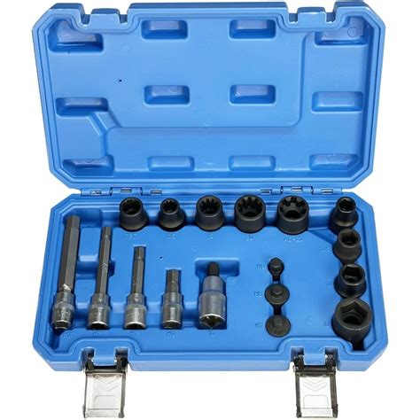 rankinio įdubimų ištraukiklio rinkinys su įvairiais antgaliais