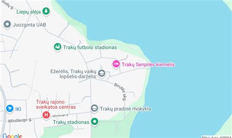 Žemėlapis su Trakų Autocentro lokacija