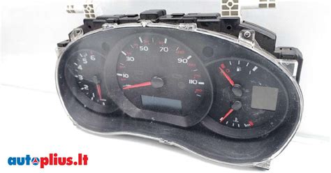 Renault Master prietaisų skydelis su borto kompiuteriu