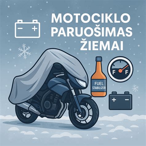 Motociklo akumuliatoriaus kontaktų paruošimas