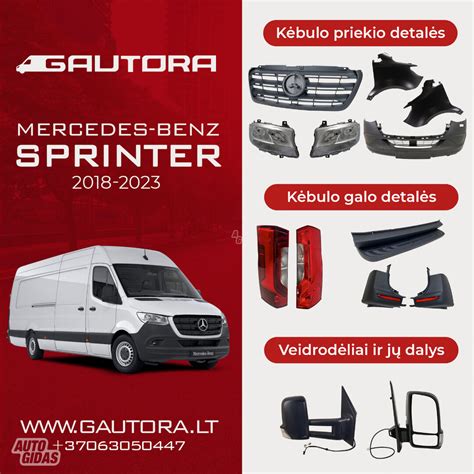 Įvairių kėbulo tipų Mercedes-Benz Sprinter