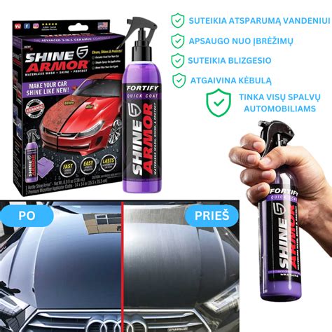 Keramikinės dangos efektas ant automobilio