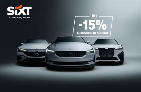 SIXT automobilių nuomos punktai Europoje