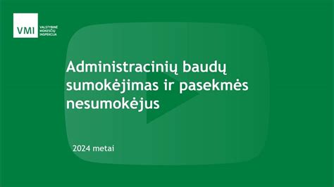Administracinių baudų mokėjimo procesas