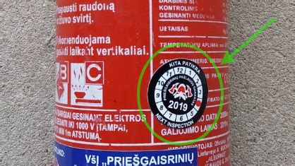 Automobilio gesintuvo sertifikavimo ženklas