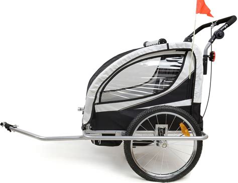 Dviračio priekaba vaikams su amortizatoriais