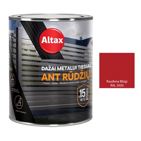 Įvairių spalvų antikoroziniai dažai metalui