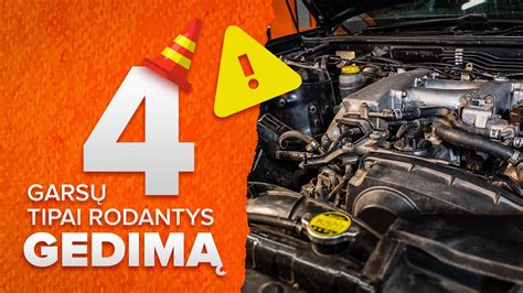 automobilis sustojęs pakelėje su atidarytu variklio dangčiu