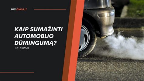 Infografika: Kaip sumažinti automobilio taršą