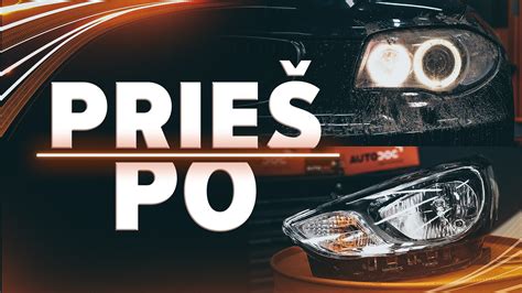 Automobilio priekinių žibintų tipai