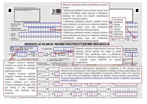 Deklaracijos FR0521 pildymas