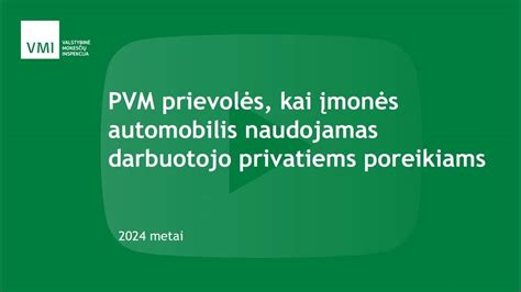 Įmonės automobilio PVM ir GPM apskaičiavimo schema
