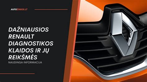 Infografika: Dažniausios Renault Laguna II problemos ir jų priežastys