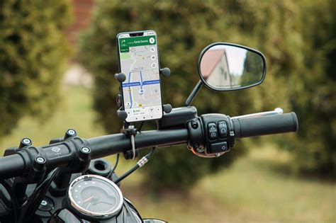 Nuotrauka su navigacija motociklui