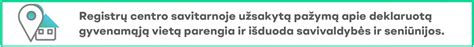 Gyventojų registro duomenų srautas