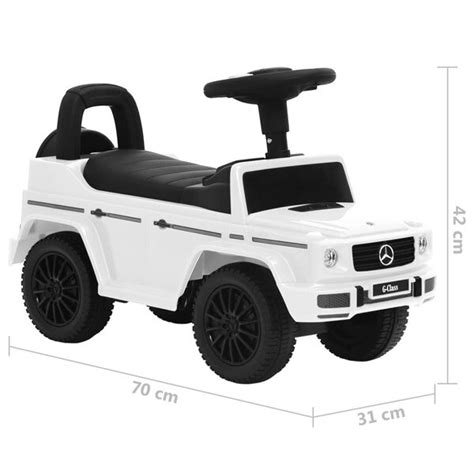 vaikiškas Mercedes-Benz paspiriamas automobilis