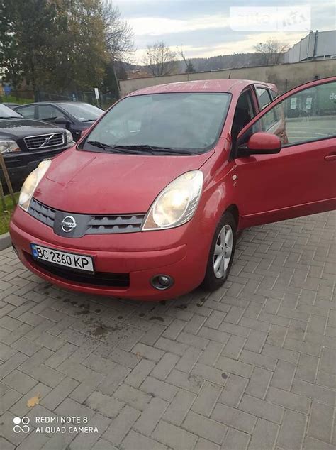 Nissan Note 2007 galinė dalis