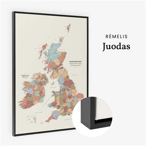 Žemėlapis Jungtinės Karalystės