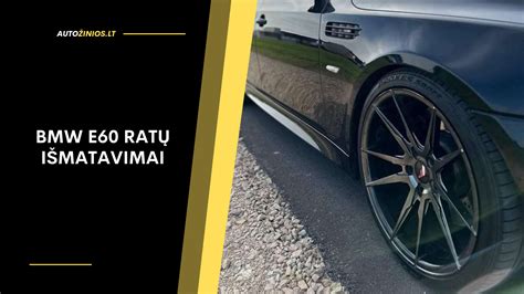 BMW E60 ratų suvedimo svarba