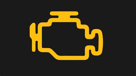 Automobilio prietaisų skydelis su degančia Check Engine lempute