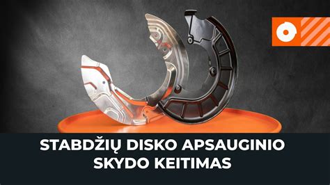 Stabdžių disko keitimo procesas